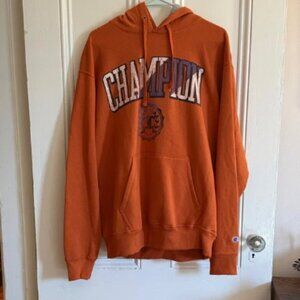 Champion Men's Rust Orange Hoodie